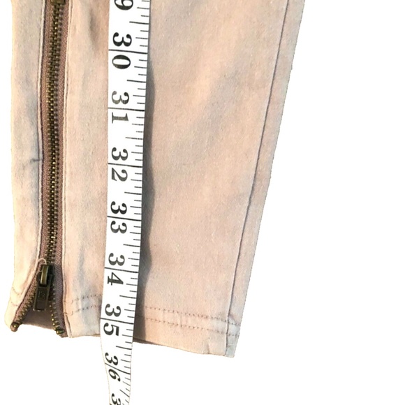 NWT BEULAH Moto Jeggings, Dusty Pink w/ Ankle zipper - OP7019 - Picture 12 of 15